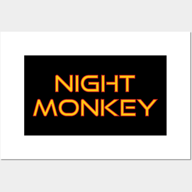 Night Monkey Wall Art by rahalarts